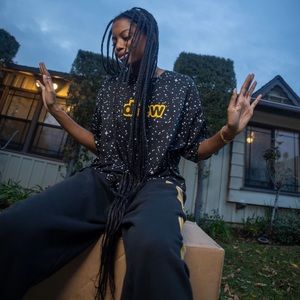 Justin Bieber Drew House Secret SS Tee Starry Night